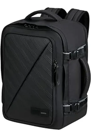 American Tourister Take2Cabin - Wizz Air/Vueling Cabin Bag 30 x 20 x 40 cm, 26.5 L, 0.60 kg, Hand Luggage, Airplane Backpack S/M Underseater, Black Edition (Black Edition)