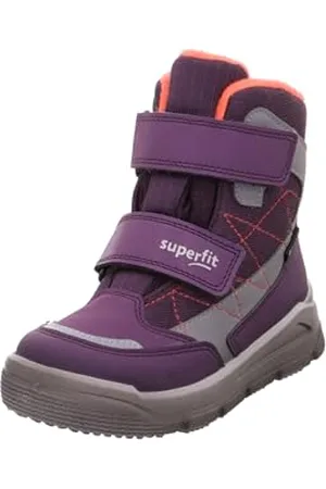 Superfit Mars warm gefütterte Gore-Tex Schneestiefel, LILA/ORANGE 8510, 28 EU