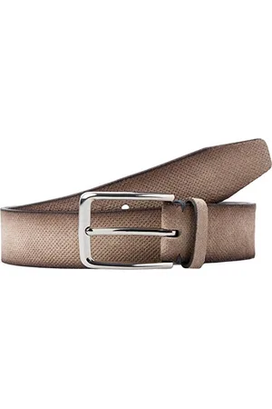 Brax Herren Style Veloursledergürtel Gürtel, , 673 (Herstellergröße:85)