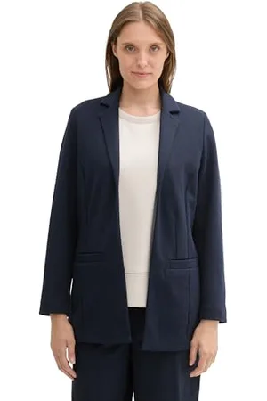 TOM TAILOR Damen Blazer mit Knopfleiste, , L