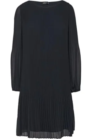 QS by s.Oliver Damen 2164913 Plissee Dress, 5959, 46