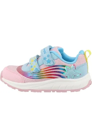 Lurchi Jungen Mädchen 95L0083001 Sneaker, Rose-Turkis Glitter, 25 EU Weit