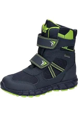 LICO Lappland Schneestiefel, Marine/Lemon, 28 EU