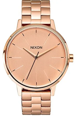 Nixon Damen Analog Quarz Uhr mit Edelstahl beschichtet Armband A099897-00