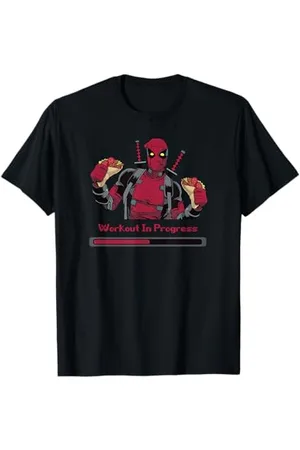 Marvel Deadpool Workout In Progress Tacos T-Shirt