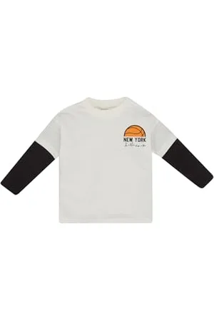 DeFacto Langarmtshirts für Baby Jungen, Longsleeve Kinder, Baby Langarmshirt Bequeme Langarmshirt Baby Jungen, Bekleidung für Jungen