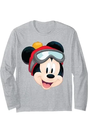 Disney Mickey Mouse Winter Sports T-Shirt Langarmshirt