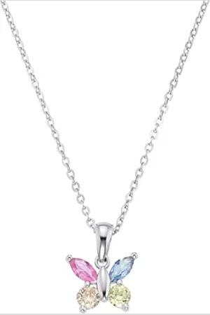 Amor Creolen 925 Sterling Silber Mädchen Kinder, Silber, Kommt in Schmuck Geschenk Box