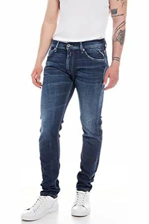 Replay Herren Jeans Jondrill Skinny-Fit Aged, (Blau), 40W / 34L