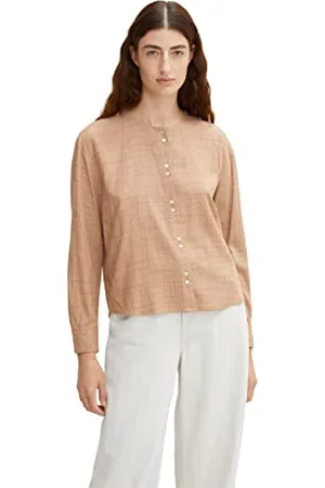 TOM TAILOR Damen Bluse mit Karomuster 1032913, , 36