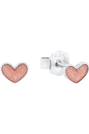 Prinzessin Lillifee Kinder-Ohrstecker Herzen 925 Silber rhodiniert Emaille - 541978, , onesize, 9048885
