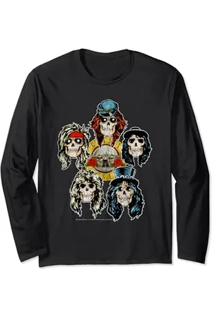 Guns N´Roses Vintage-Köpfe Langarmshirt