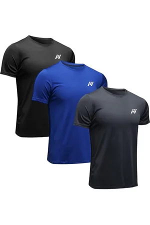 MEETWEE Sportshirt Herren, Laufshirt Kurzarm Mesh Funktionsshirt Atmungsaktiv Kurzarmshirt Sports Shirt Trainingsshirt für Männer, , L