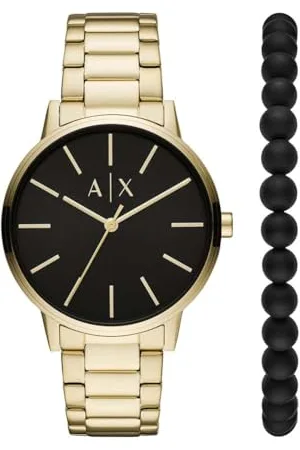 Armani Exchange Watch For Men, Quartz Movement and 42mm Case Size with Stainless steel, Leather or Silicone strap