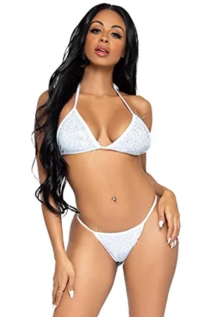 Leg Avenue Damen Phoenix Bikini-Set, White, L