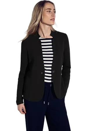 Street one Damen A212608 Jaquard Blazer, Black, 38