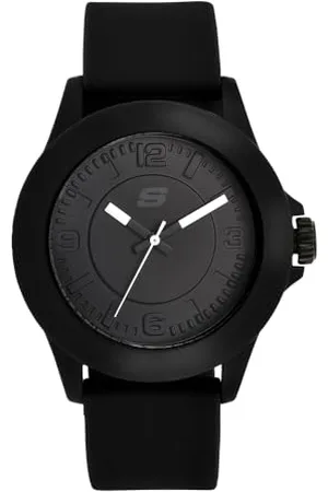 Skechers Herren Analog Quartz Uhr mit Silicone Armband SR6024