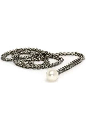 Trollbeads Sterling Silber Halskette mit Perle 80 cm TAGFA-00021