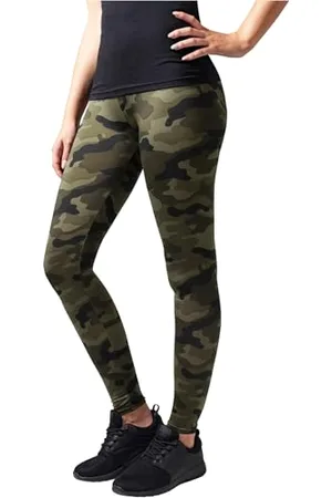 Urban classics Damen Ladies Camo Leggings, , S