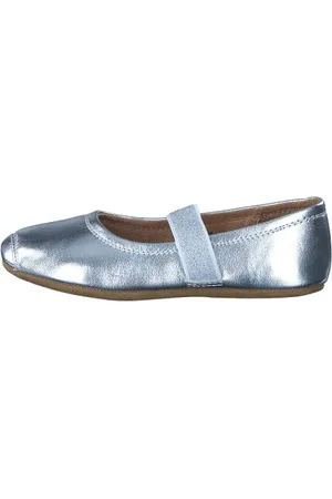 Bisgaard Mädchen Ballet Geschlossene Ballerinas, (01 Silver), 28 EU