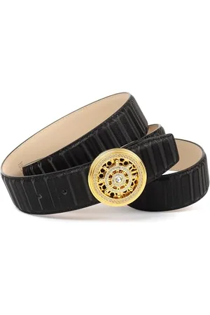 Anthoni Crown Unisex Ledergürtel Gürtel, , 90