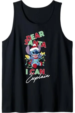 Disney Lilo & Stitch Christmas Dear Santa I Can Explain Tank Top