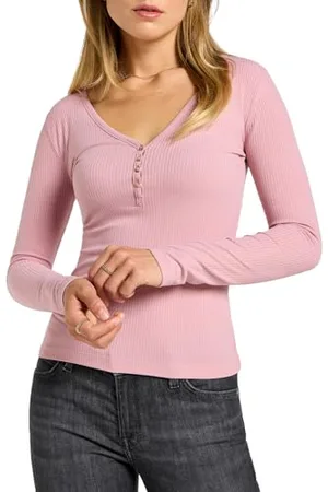 Lee Ls Henley Tshirt für Damen