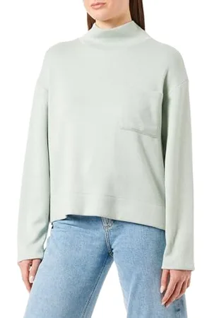 QS by s.Oliver Damen Sweatshirt Langarm Green 36
