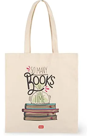Legami Baumwolltasche, Innentasche, mit Blas, langer Griff, umweltfreundlich, 38,5 x 42 cm, Thema , , Taglia unica, Utility