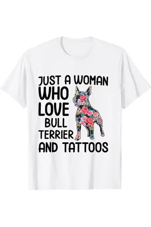 witzige und lustige Sprüche Bullterrier Besitzerin Geschenk Spruch Bullterrier Tattoo Fr T-Shirt