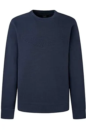 Hackett Herren Am Embossed Crew Sweatshirt, , XXL