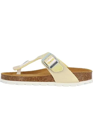 Lurchi 95L7003006 Schiebe-Sandalen, Yellow-Multi, 33 EU