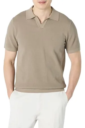 Amazon Herren Regular-Fit-Polo-Pullover aus Strick mit kurzen Ärmeln, , XXL
