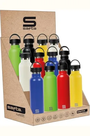 Safta EUCALIPTO Flaschenständer, robust, leicht, langlebig, hochwertig, 31,5 x 19,5 x 23,5 cm, , M, Casual