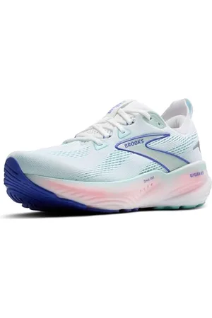 Brooks Damen Glycerin GTS 22 Sneaker, White/Limpet Shell/Amparo Blue, 42.5 EU