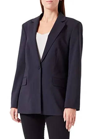 HUGO BOSS Damen Atana Regular-Fit Blazer aus Stretch-Gewebe 34