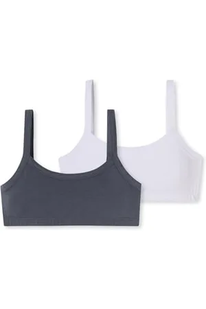 Schiesser Mädchen 2 Pack Unterwäsche Bustier-Fresh Vibe-Größe 140 bis 176 BH, , 140 cm