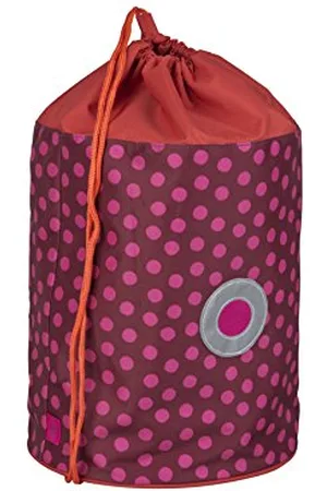 LÄSSIG Kinder Sporttasche Sportbeutel Seesack, 42 cm, 7 L, Dottie red