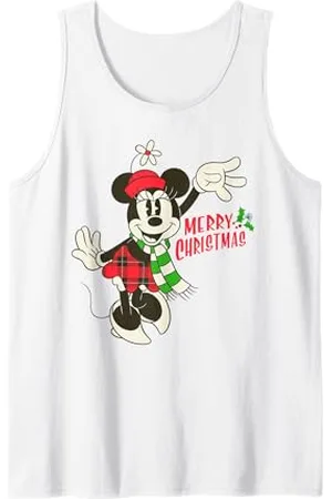 Disney Vintage Minnie Mouse Weihnachts-T-Shirt Tank Top