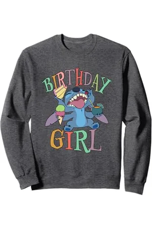 Disney Lilo & Stitch Birthday Girl Retro Snacking Stitch Sweatshirt