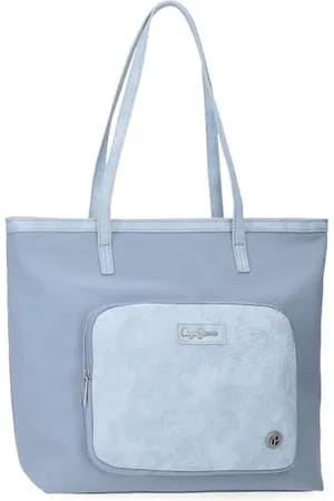 Pepe Jeans Jana Einkaufstasche, , 34 x 32 x 14 cm, Polyester, mit Details aus Kunstleder von Joumma Bags, , Talla única, Tragetasche