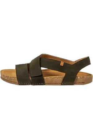 El Naturalista Unisex N5799 Balance Flache Sandale, KAKI, 45 EU Weit