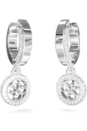 Guess Ohrringe 4G Crush JUBE04165JWRHT-U Edelstahl