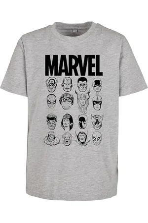 Mister Tee Unisex Kids MTK193-Marvel Crew Tee T-Shirt, , 158/164