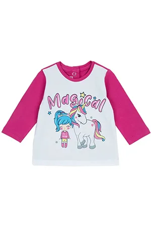 chicco Baby-Mädchen LANGÄRMLIGES T Kurzarm Shirt, , 9 Monate