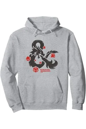 Dungeons & Dragons Ampersand Red Rolling Dice Pullover Hoodie
