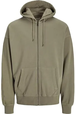 JACK & JONES JJECHARGE Faded Sweat Zip Hood NOOS