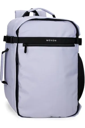 MOVOM Foster Rucksack für Laptops mit 39,6 cm (15,6 Zoll), 27 x 40 x 17 cm, Polyester, mit Details aus Kunstleder, ideal als Handgepäck, breite ergonomische Träger, , Talla única, Tagesrucksa