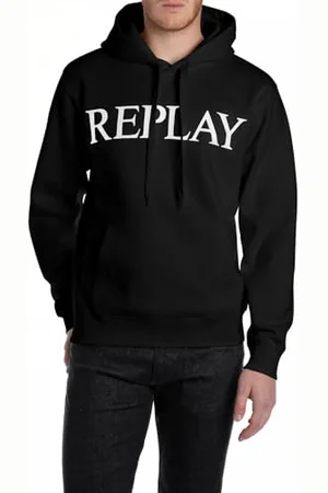 Replay Herren Basic Kapuzenpullover, , M
