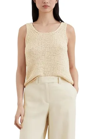 Marc O’ Polo Marc OߴPolo Damen Stricktop aus Bio-Baumwolle Regular Fit, (Raw Cotton), L